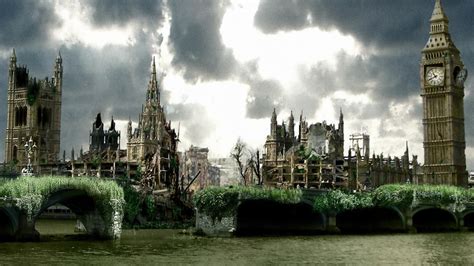 Post-Apocalyptic London Apocalypse Landscape, Post Apocalyptic City ...