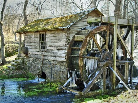 Old water mill, Centerville, Missouri | Rimers of Eldritch | Pinterest | Spring, Missouri and USA