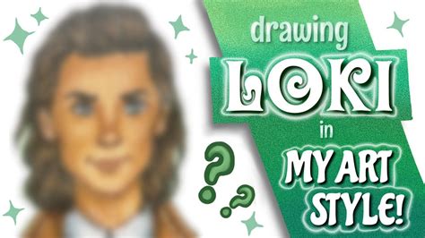 Drawing LOKI in my ART STYLE! | Draw Along | Sketchbook | Fan Art | Sparkle Drawz - YouTube