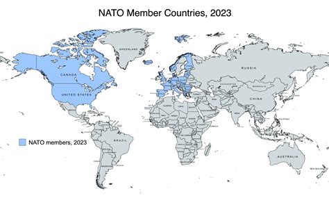 North Atlantic Treaty Organization (NATO)/NATO Map | Mappr