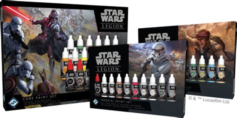 FFG: Star Wars Legion Paint Sets Announced - Bell of Lost Souls