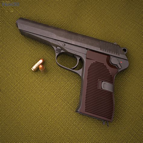 CZ 52 Modelo 3D - Descargar Pistola on 3DModels.org