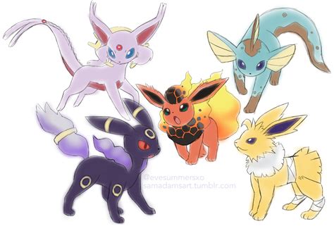 Dual-Type Eeveelution Variants (read comments) | Rebrn.com