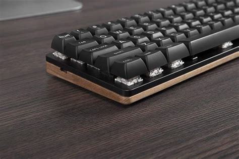 Woo-dy 67-Key Wooden Compact Mechanical Keyboard with RGB Backlight | Gadgetsin
