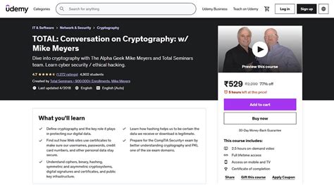 9 Best Cryptography Courses Online With Self-Paced Classes – TangoLearn