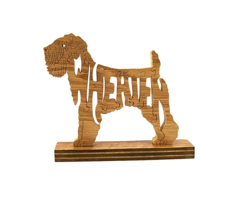 Wheaten Terrier wooden dog puzzle, dog puzzle wheaten, Wheaten terrier ...