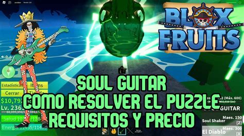 COMO CONSEGUIR LA SOUL GUITAR RESOLVER EL PUZZLE PASO A PASO UPDATE 17.3 BLOX FRUITS CON ...