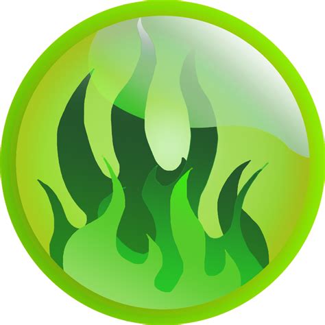 Green Fire Element Orb by Kal0wen on DeviantArt