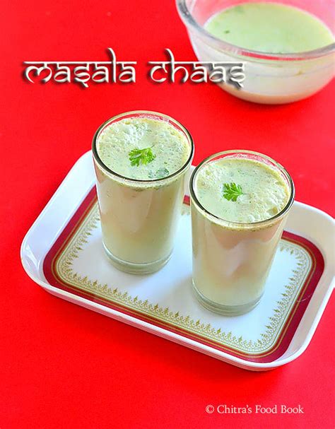 Masala Chaas Recipe – North Indian Masala Buttermilk Recipe | Chitra's ...