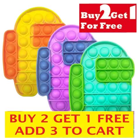 POPIT FIDGET TOY Push Bubble Sensory Stress Relief Kids Family Games Square Game $7.83 - PicClick