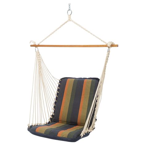 Pawleys Island Hammocks Cushioned Single Swing Hammock Chair Gateway Aspen | Swinging chair ...