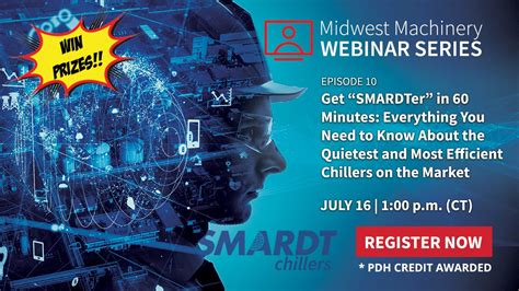 SMARDT Chillers Webinar - Register NOW | Midwest Machinery