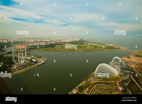 Singapore, view from roof Marina Bay Hotel Stock Photo - Alamy