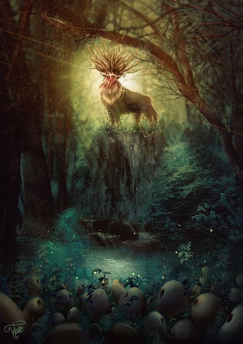 Spirit of forest - Princess Mononoke by killergreenwp on DeviantArt