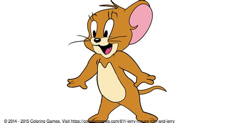 Jerry Mouse (Tom and Jerry) - Coloring Games and Coloring Pages