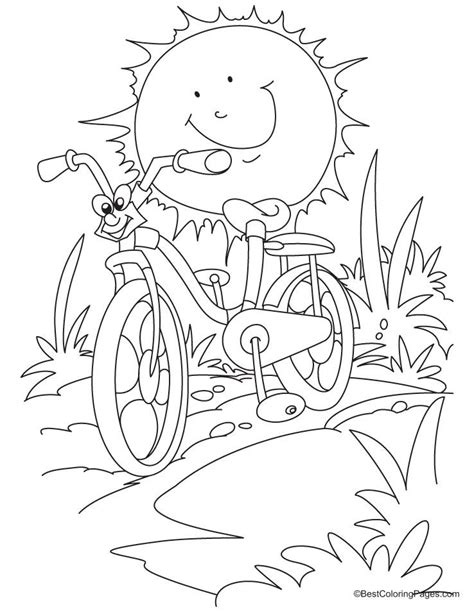 Mountain Bike Coloring Pages - Coloring Home