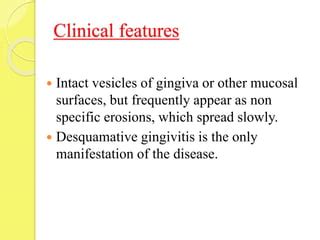 Desquamative Gingivitis Diagnosis and Management | PPT