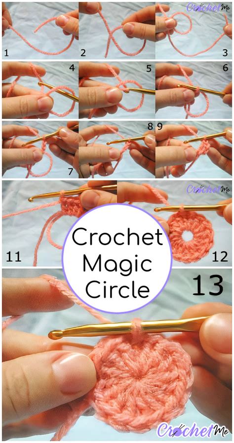 Crochet Magic Circle or Magic Ring (Step by Step Tutorial)