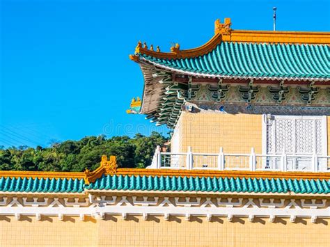 Beautiful Architecture Building Exterior of National Palace Museum in Taipei Taiwan Stock Image ...