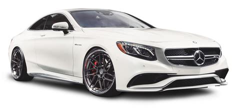 Mercedes Benz S63 AMG White Car PNG Image for Free Download