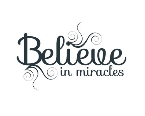 Believe Miracles Word Art | Squijoo.com