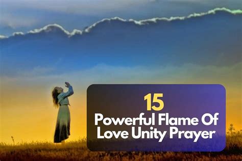 15 Powerful Flame Of Love Unity Prayer – Bible Verses of the day