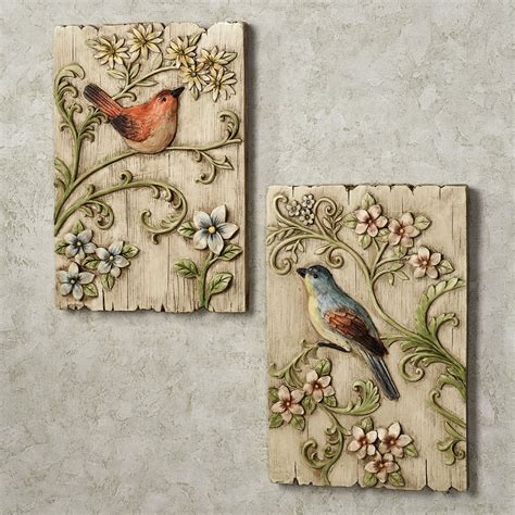 Bird Outdoor Wall Plaques Check out this stylish bird feeder Clay Wall ...