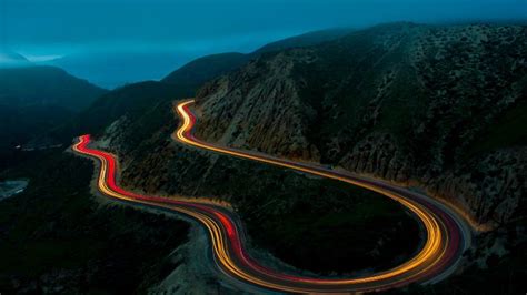 Roads at Night | Windows Themes