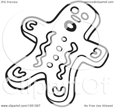 Royalty-Free Vector Clip Art Illustration of an Outline Of A ...