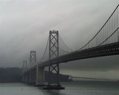 Digital Picture Gallery: Bay Bridge on a Dreary Day