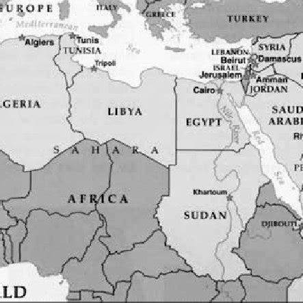 Maghreb countries (Edited by the author) | Download Scientific Diagram