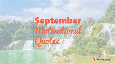 50 Inspirational September Motivational Quotes