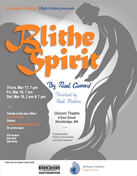 Spring Play: Blithe Spirit - Berkshire Waldorf High School