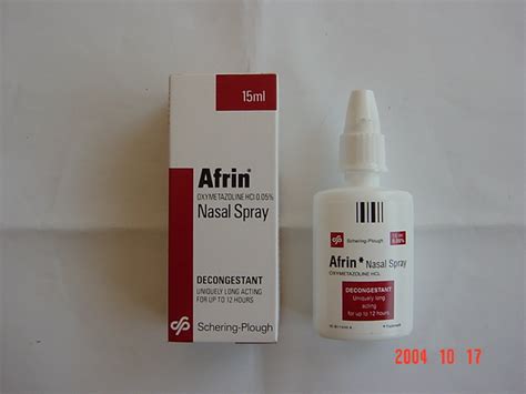 Afrin nasal spray - Ingredients, dosage, side effects, addiction ...