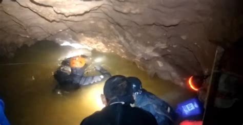 Watch: New footage from inside Thai cave rescue operation released | Newshub