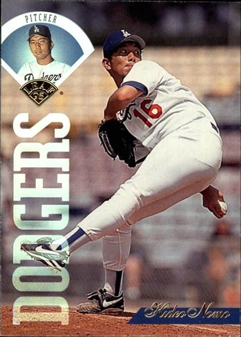 Amazon.com: 1995 Leaf Baseball Rookie Card #267 Hideo Nomo ...