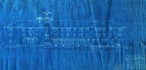 Here's a 1920 blueprint of the south elevation of the Benson Hotel, which we now know as the ...