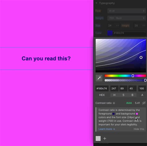 Color contrast analyzers: why they’re important and how to use them | Webflow Blog