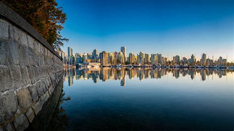 Skyline of Vancouver on Behance