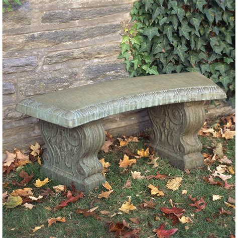 Classic Traditional Curved Outdoor Bench | Kinsey Garden Decor