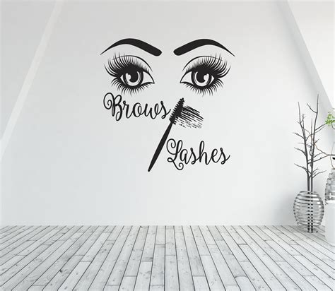 Beauty Salon Wall Decal Window Decals Make Up Studio | Etsy