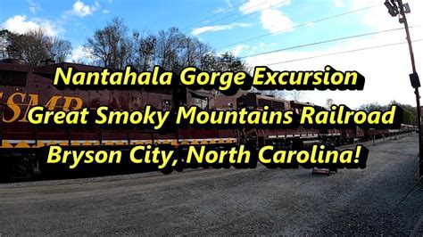 Great Smoky Mountains Bryson City Train Ride to the Nantahala Gorge (A MUST SEE VIDEO) - YouTube