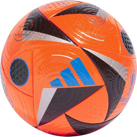 adidas Euro24 Pro Official Match Soccer Ball - Solar Orange with GloBlu ...