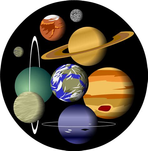 Solar System Planets and Celestial Bodies HD PNG | PNG All