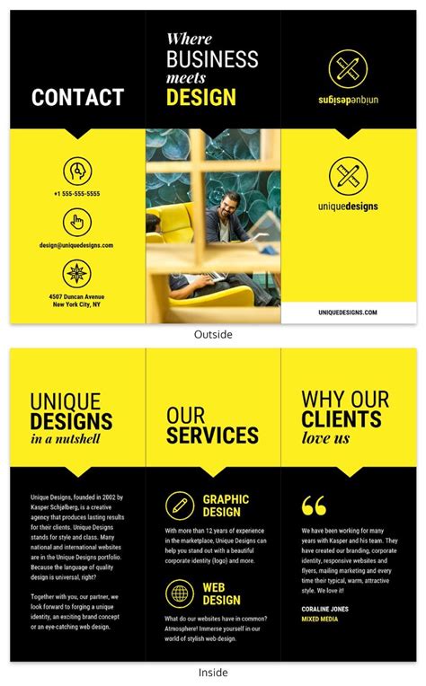 21 Company Brochure Examples to Promote Your Business - Venngage