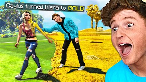 GTA 5 But Everything I Touch Turns GOLD! - YouTube