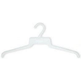 White Plastic Hangers - HangersWholeSale