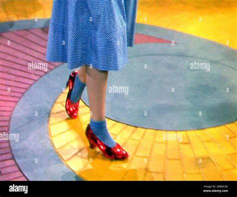 The Wizard Of Oz 1939 Judy Garland Ruby slippers Stock Photo - Alamy