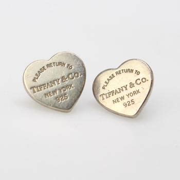 Sterling Silver 2.1g Tiffany & Co. Heart Earrings | Property Room