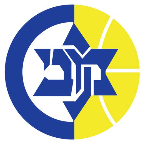 Maccabi Tel Aviv logo.ai Royalty Free Stock SVG Vector